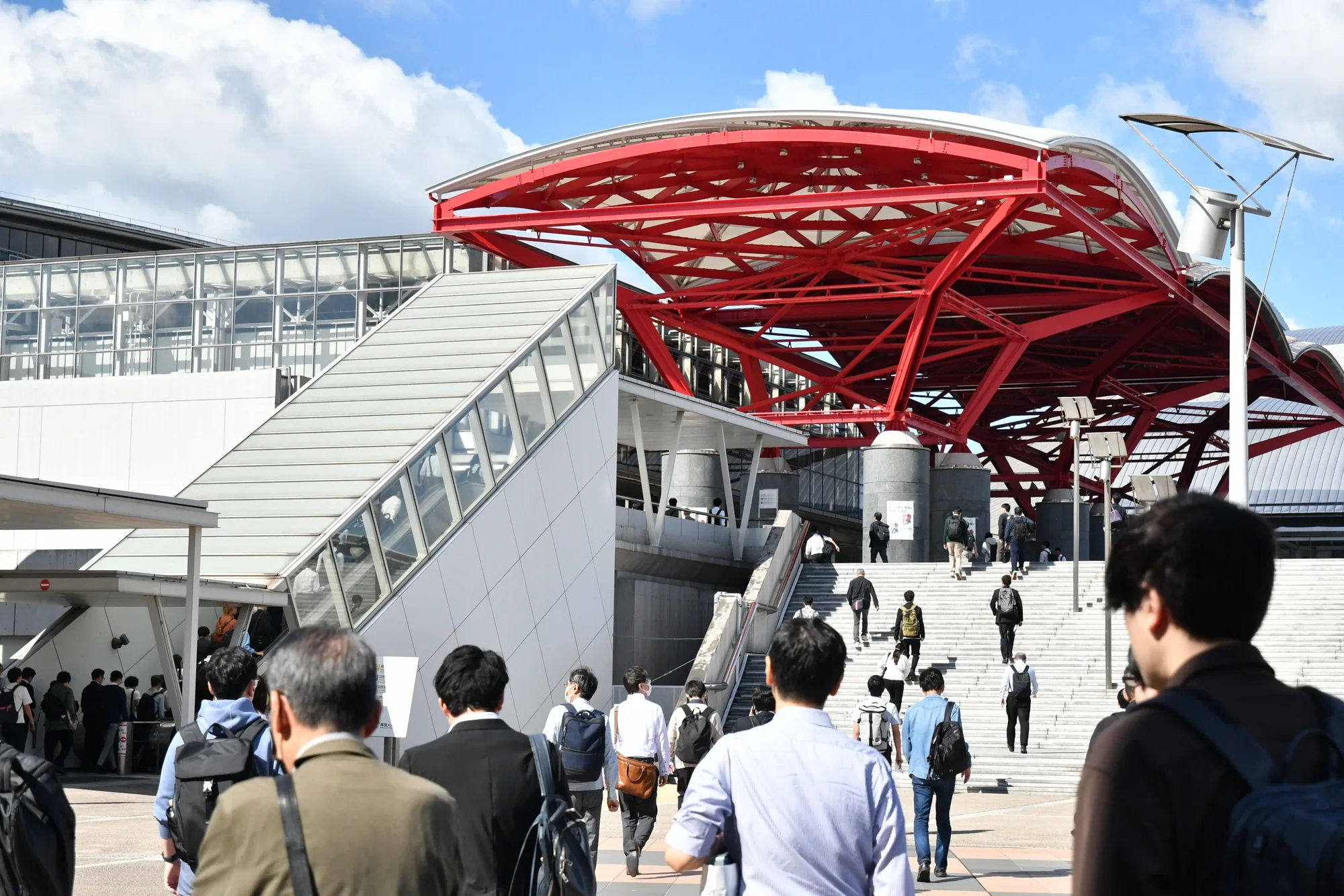 幕張メッセの来場風景